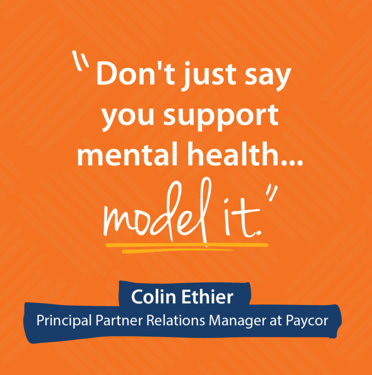 Quote highlighting the importance of using mental health awareness activities