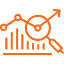 orange icon charts