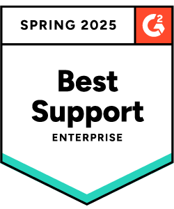 g2 best support enterprise spring 2025